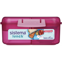 1.25L Bento Cube To Go cały różowy